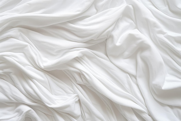 Free photo white cotton fabric texture