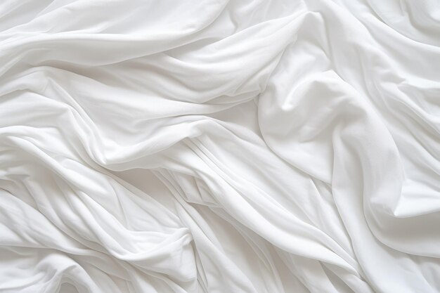 白い綿の織物の質感