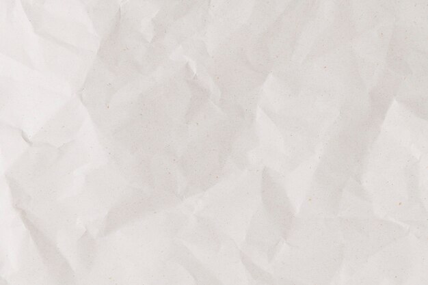 白いしわくちゃの紙の背景シンプルなDIYクラフト