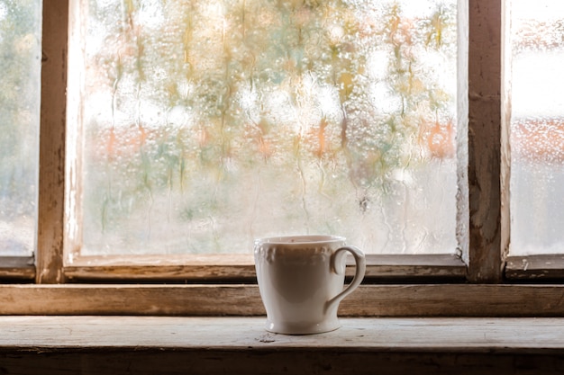 Premium Photo Heart Pink Cookies And Coffee Cup With Notebook On Rainy Day Window Background In Vintage Color Tone Premium Photo Heart Pink Cookies And Coffee Cup With Notebook On Rainy Day Window Background In Vintage Color Tone