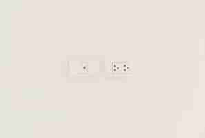 Free photo white electric socket