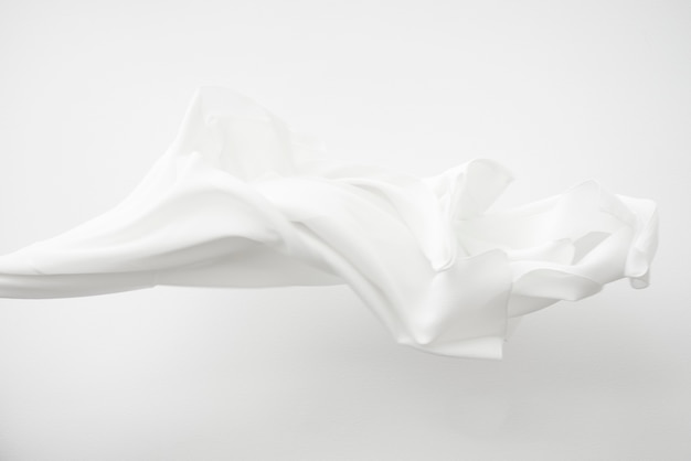 Элемент дизайна фона текстуры белой ткани