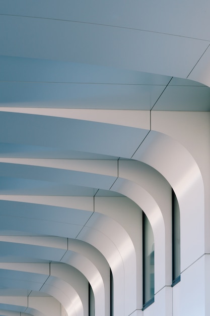 Free Stock Photo: Beautiful White Facade of a Modern Building