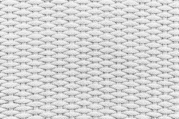 White and gray color of rope texture and surface for background