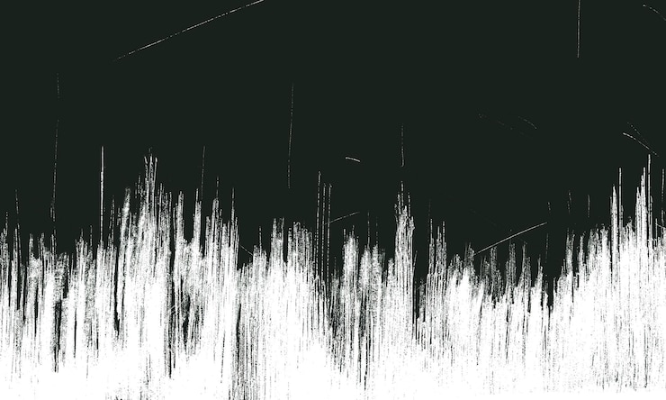 無料Photo 黒の背景に白のグランジペイント
