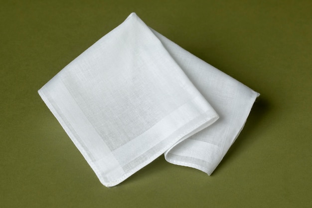 White handkerchief cloth assortment