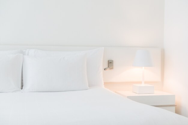 white made bed