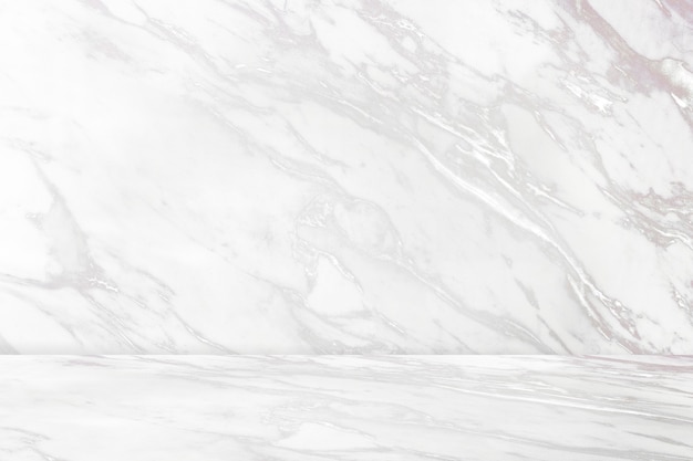 Free Photo white marble pattern product background