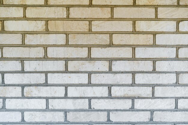 White old brick wall background copy space