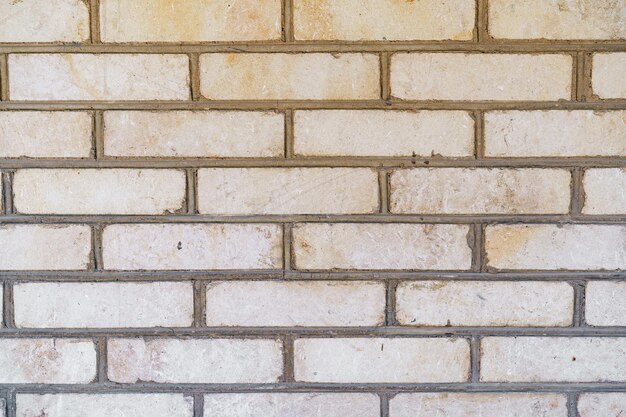 White old brick wall background copy space