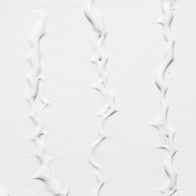 White paint arranged in pattern