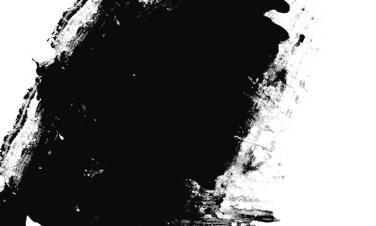Free Photo white paint in black background
