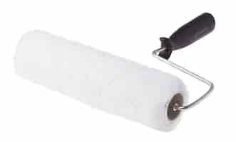 Free photo white paint roller