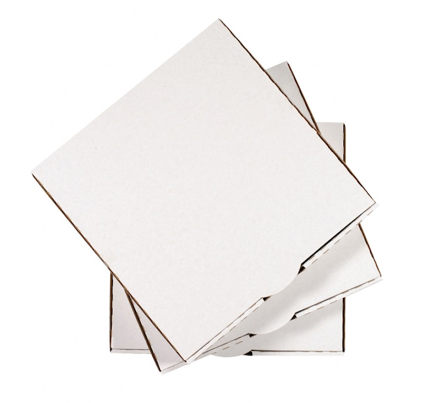 White pizza boxes 