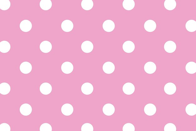 White polka dot with colorful background