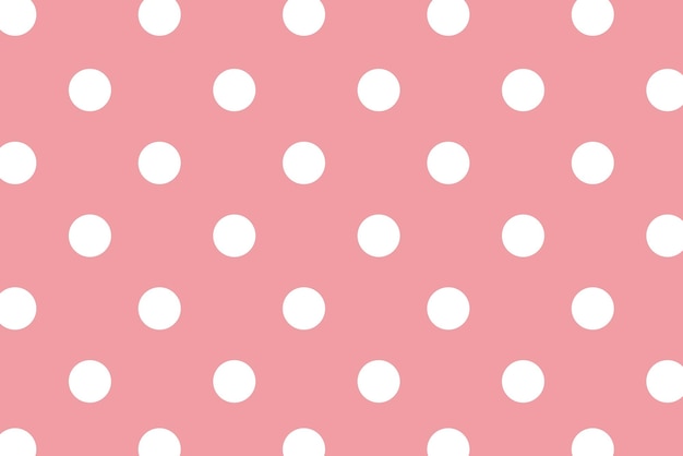 White polka dot with colorful background