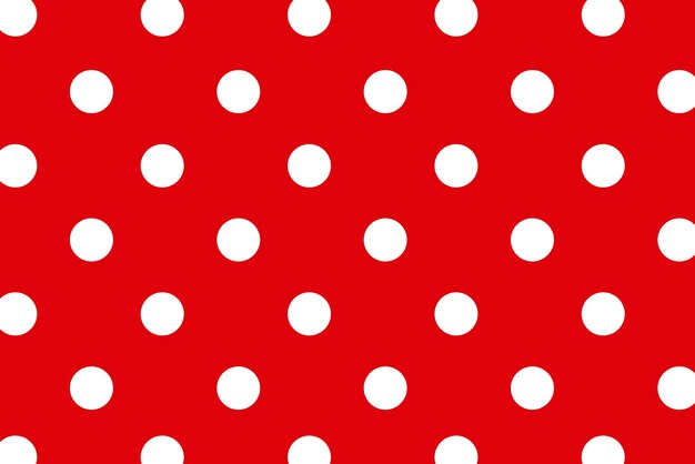 White polka dot with colorful background