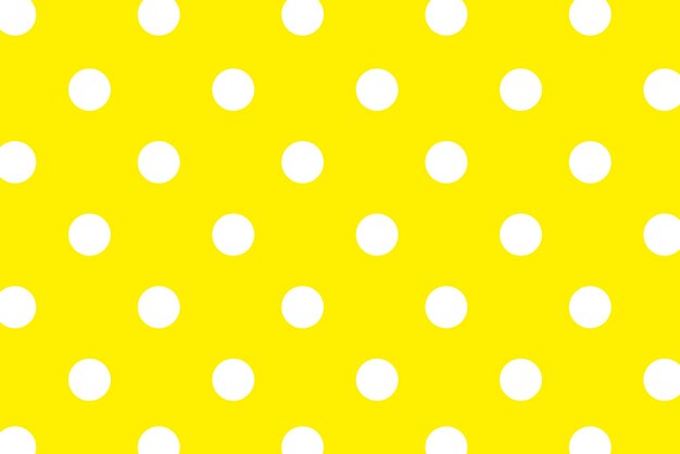 White polka dot with colorful background