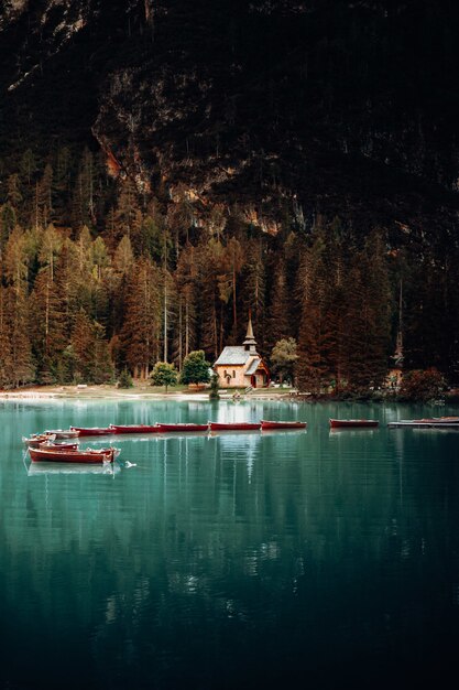 White and red boat on lake during daytime