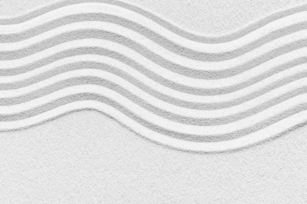 White sand surface texture background zen and peace concept