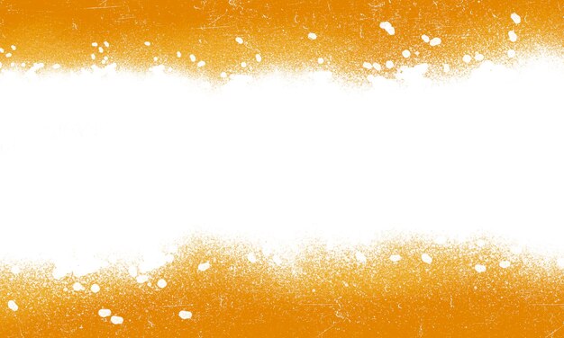 white splash in orange background