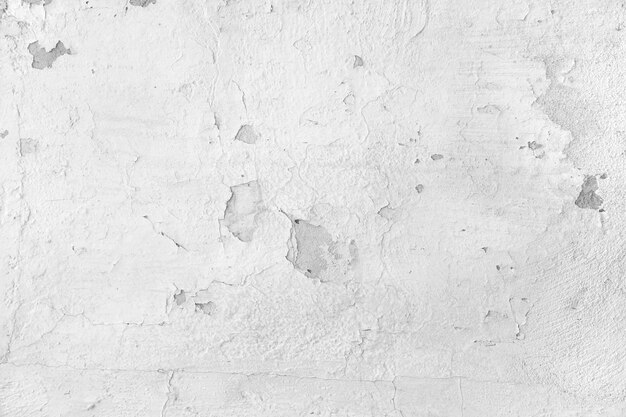 White spoiled wall