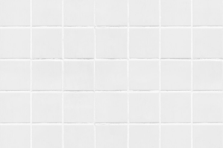 Free Photo white square tiled texture background