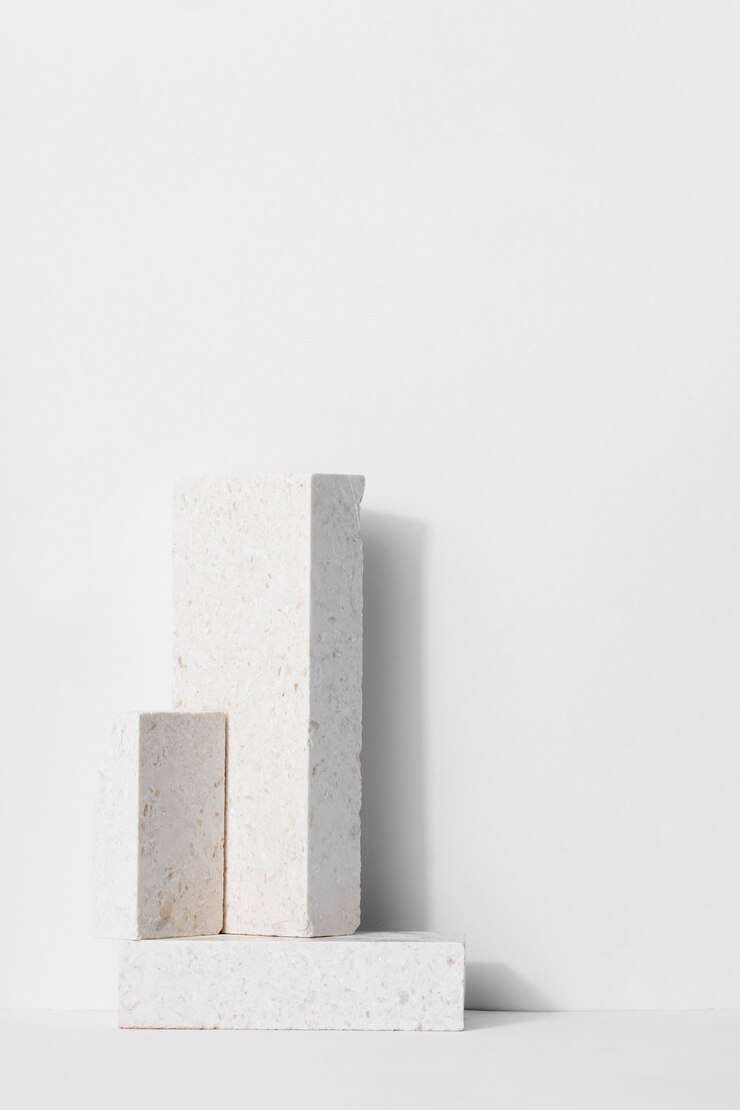 Free Photo white still life composition