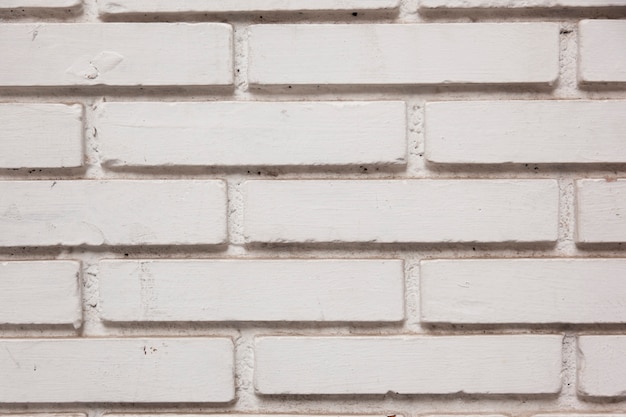 Free Photo white texture of bricks
