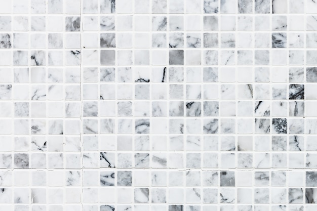 White tiles textures background