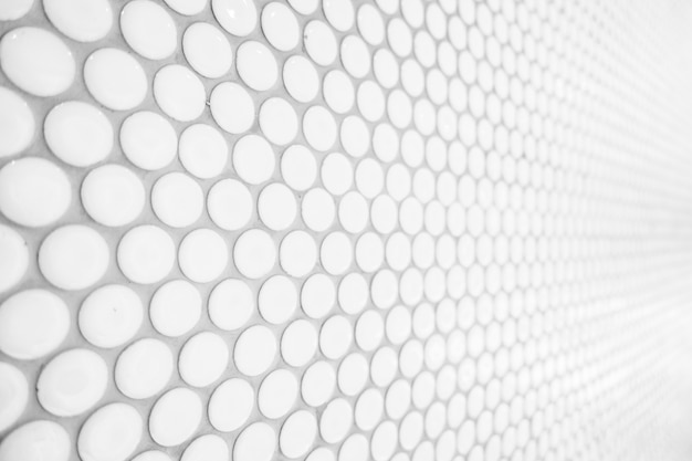 White tiles wall