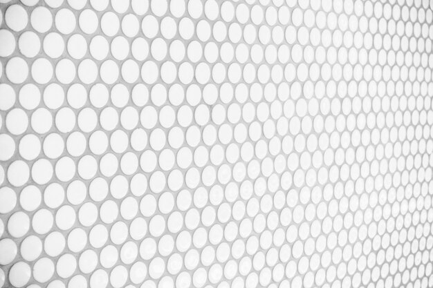 White tiles wall