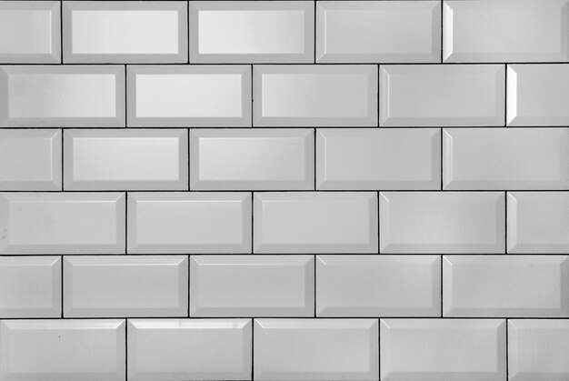 White vintage brick wall