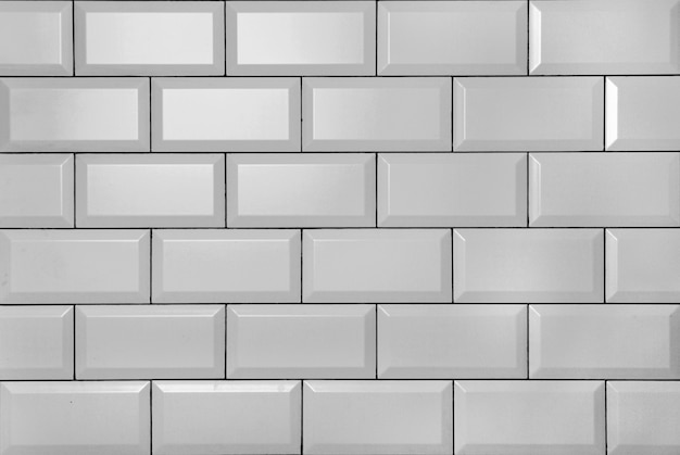 white vintage brick wall