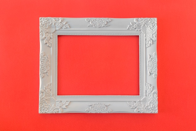 Free photo white vintage photo frame