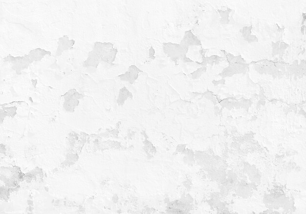 White wall with peeling paint