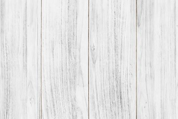 Бесплатное фото Белый деревянный фон текстуры пола
