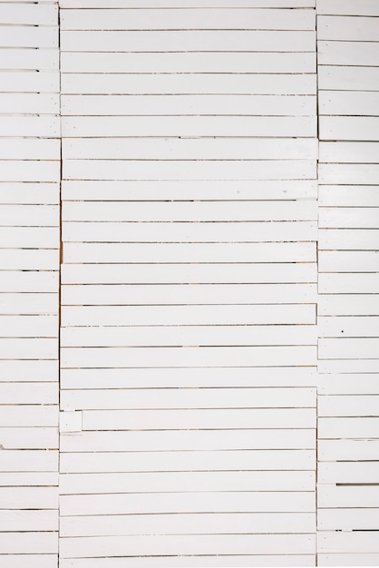 White wooden wall background 