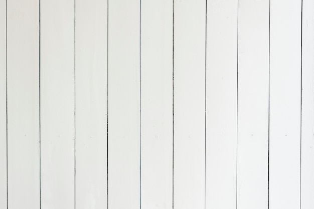 White wooden wall