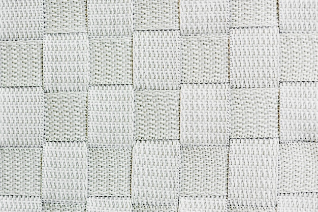 White woven criss-cross hatchwork material