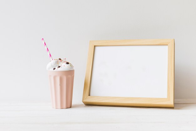 Whiteboard and milkshake