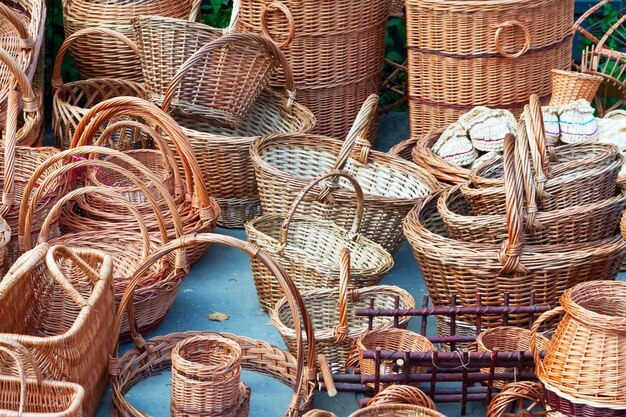 wicker baskets