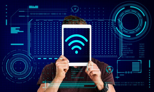 Wifi Internet Wireless Connection Communication Technology Graphic