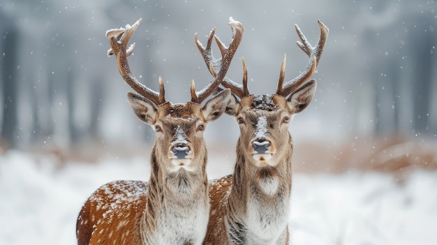 無料写真 wild deer in nature