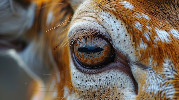 Wild deer in nature