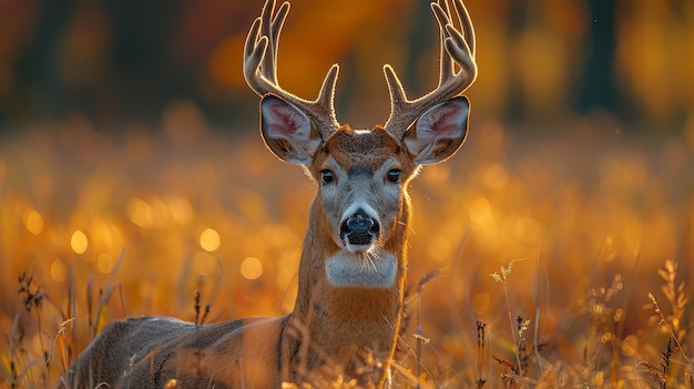 Foto gratuita cervi selvatici in natura