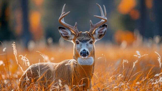 Foto gratuita cervi selvatici in natura