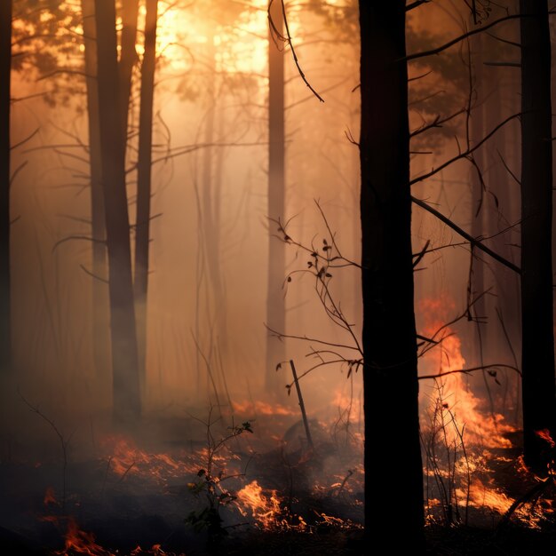 Wildfire and its consequences on  nature