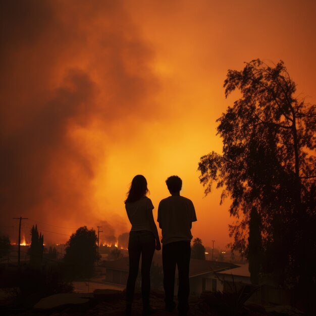 Wildfire and its consequences on nature Biology Diagrams