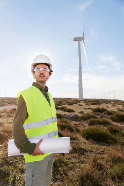 Wind farms fields